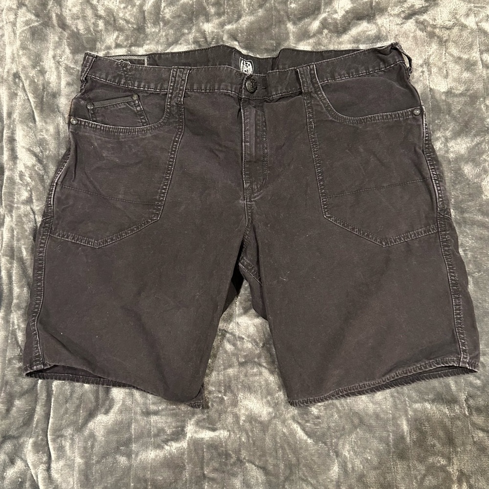 Men's Black Denim Shorts